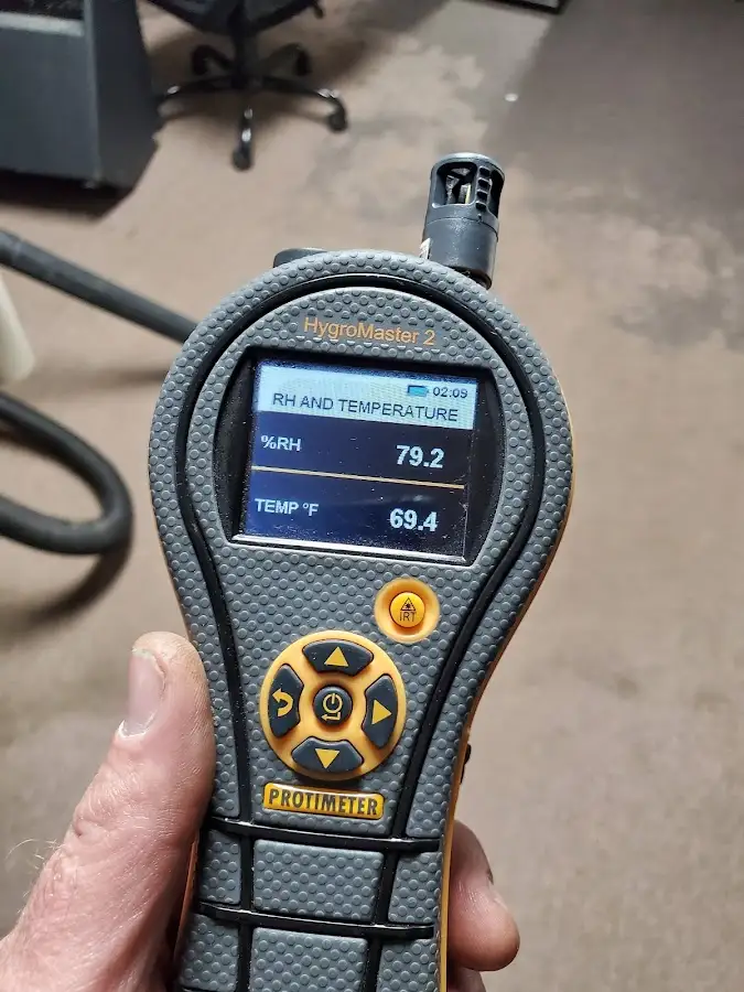 Moisture meter humidity assessment for Fire & Smoke Damage Restoration in Georgetown